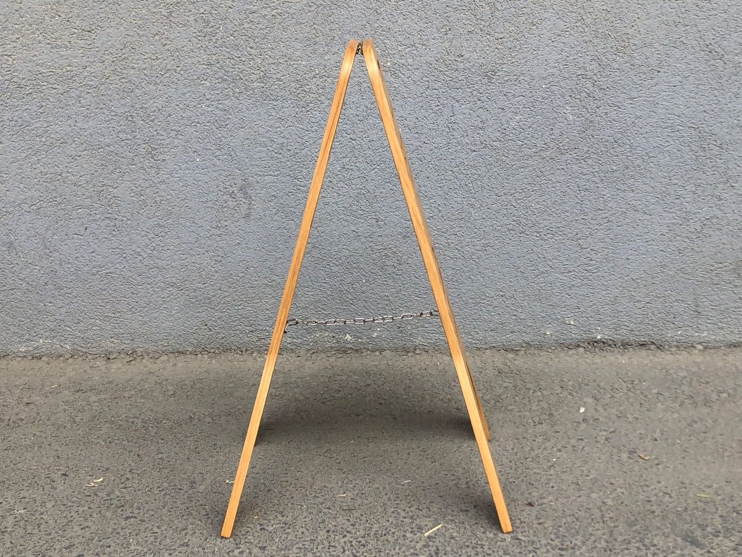 Freestanding Wet Floor Sign | Foldable Double-Sided Wooden Portable Sign - Otimsan Shop