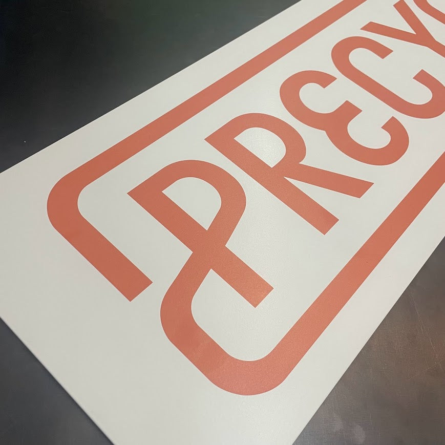 Double-Sided Budget Store Sign | Rectangular Custom Logo Print - Otimsan Shop