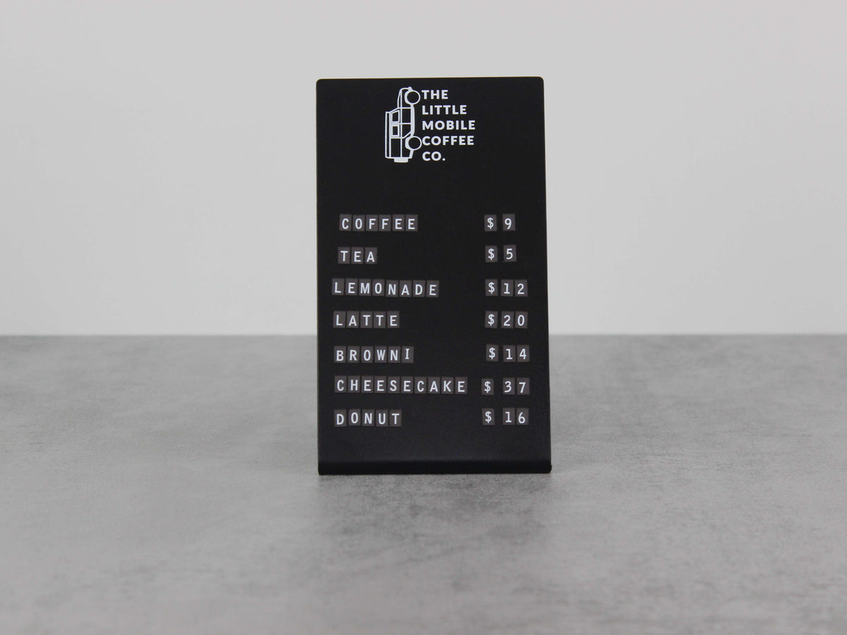 Magnetic Price List Board - Otimsan Shop
