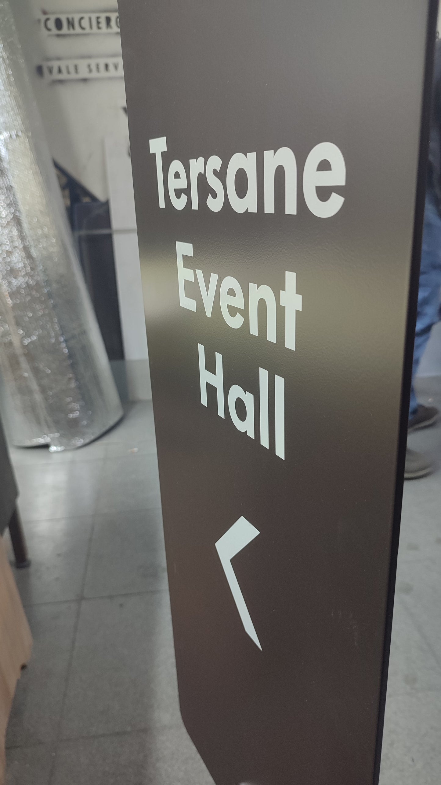 Freestanding Directional Sign | Metal Information Board for Events, Parking Areas, and Entrances - Otimsan Shop
