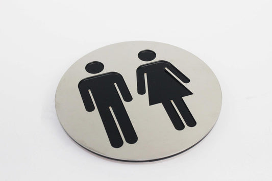 Steel Restroom Signs - Otimsan Shop