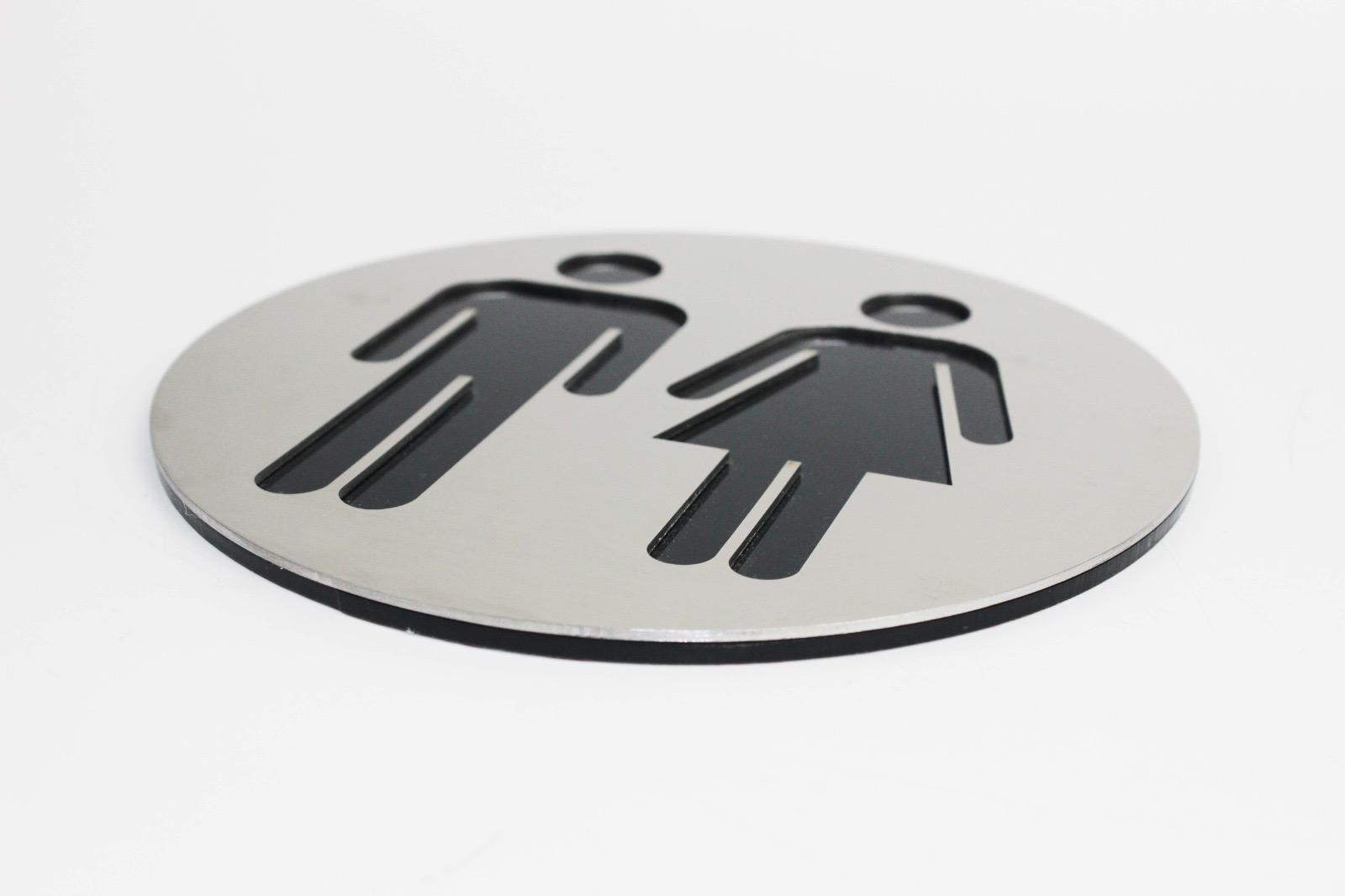 Steel Restroom Signs - Otimsan Shop