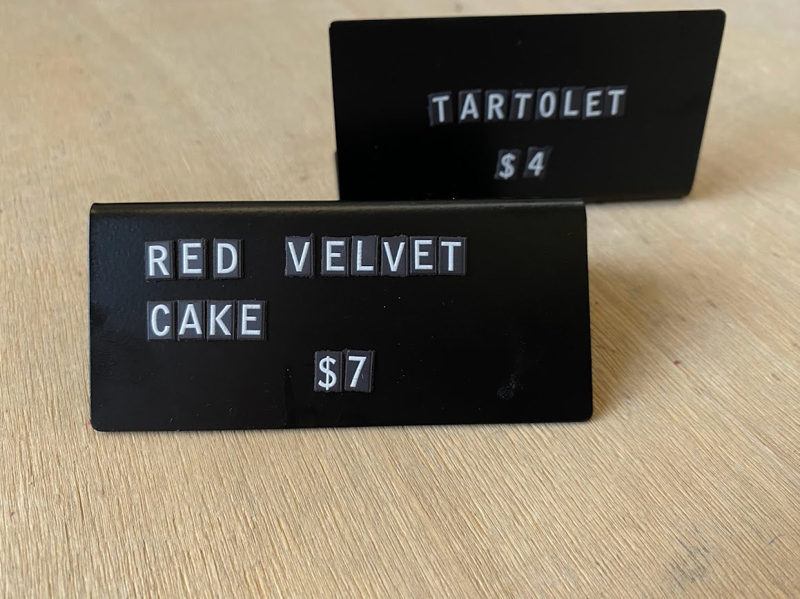 Magnetic Buffet Label Set (12 Stands – 1575 Letters & Numbers) - Otimsan Shop