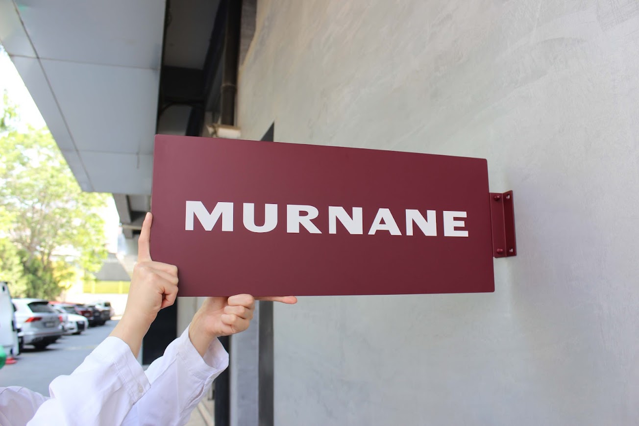 Double-Sided Budget Store Sign | Rectangular Custom Logo Print - Otimsan Shop