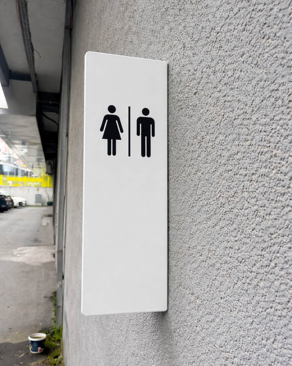 Male & Female WC Sign | Wall-Mounted Sign for Cafés and Restaurants - Otimsan Shop