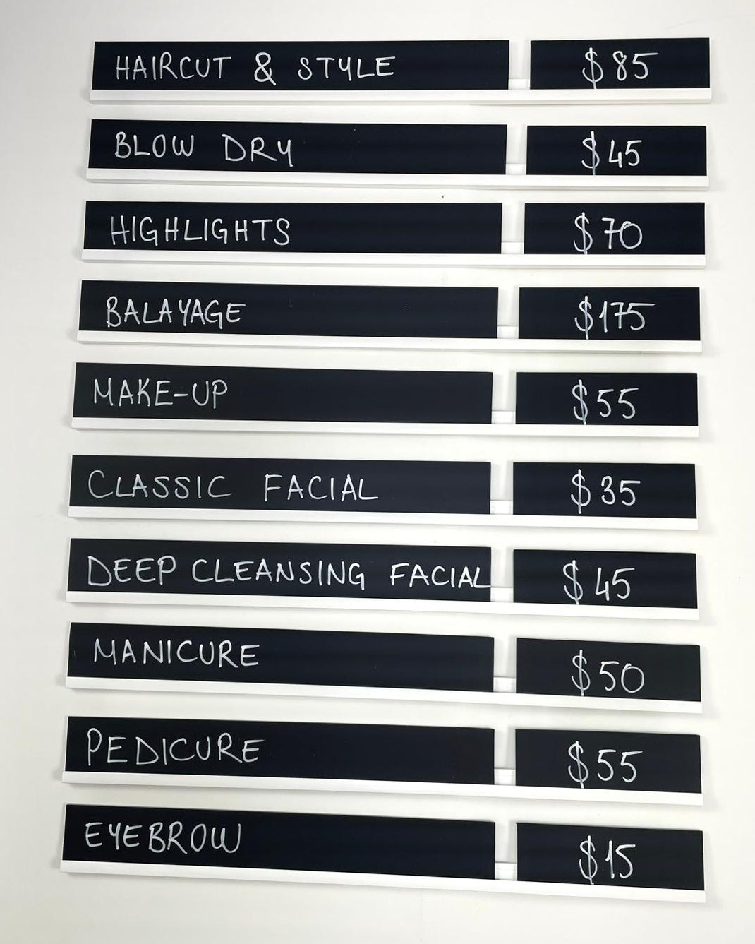 Write & Erase Menu Board – Updateable Price Sign for Cafés, Restaurants & Food Kiosks - Otimsan Shop