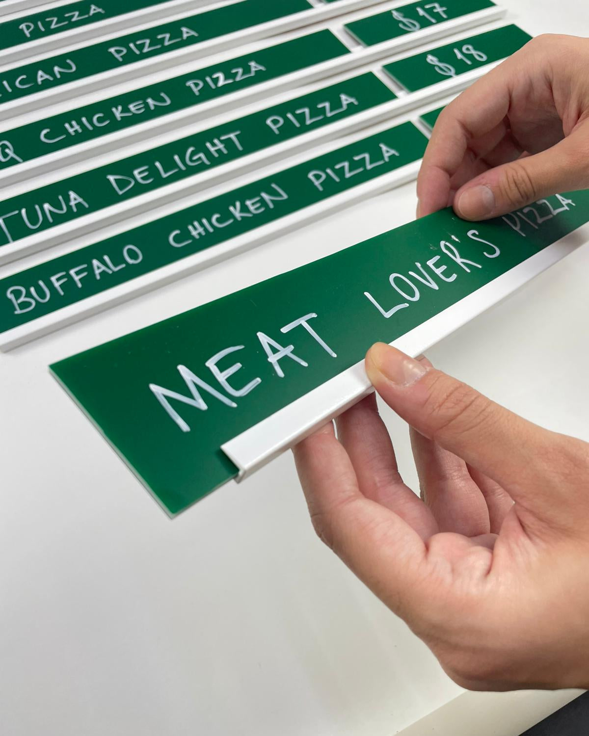 Write & Erase Menu Board – Updateable Price Sign for Cafés, Restaurants & Food Kiosks - Otimsan Shop