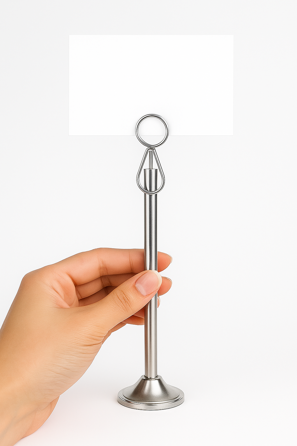 Food Label Stand – Metal Tabletop Card Holder, Label Holder & Price Display - Otimsan Shop